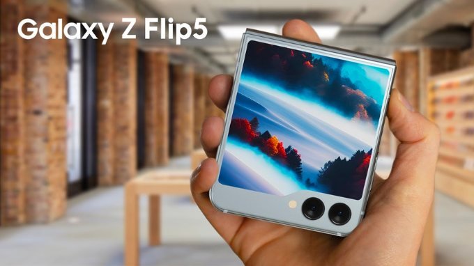 Thiết kế gập của Galaxy Z Flip 5