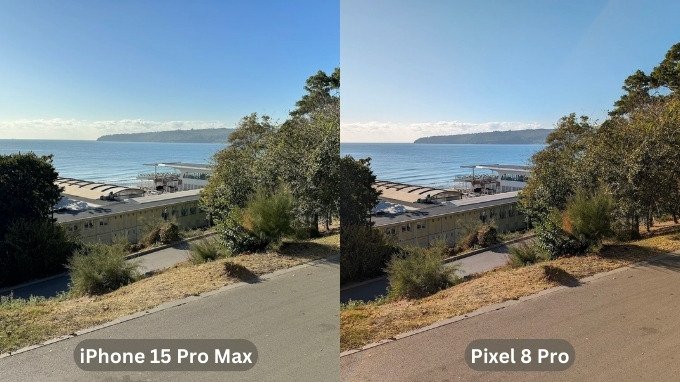 Ảnh chụp đủ sáng trên iPhone 15 Pro Max và Google Pixel 8 Pro