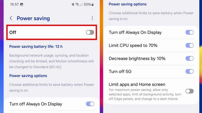 Cách cải thiện thời lượng pin trên Samsung Galaxy A35 5G