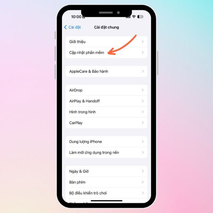 Hướng dẫn cập nhật phiên bản iOS 18 mới