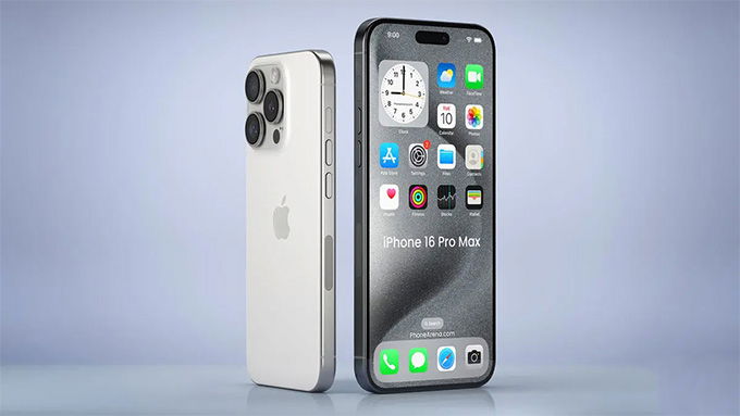 iPhone 16 Pro Max và iPhone 16 Pro giống nhau về thiết kế, khác nhau về kích thước