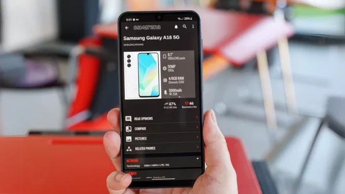 Hiệu năng Samsung Galaxy A16 5G
