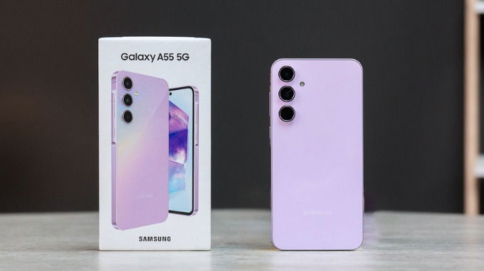 Thiết kế của Galaxy A55