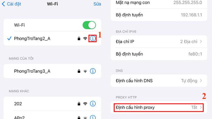 Cách thay đổi DNS trên điện thoại iPhone