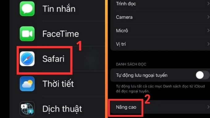 Xóa bộ nhớ đệm cache Facebook trên Safari