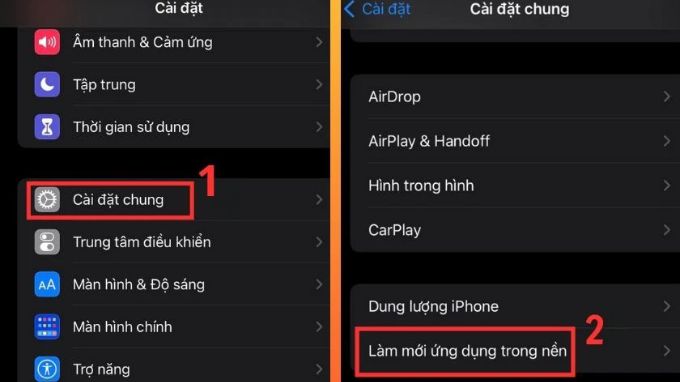 Xóa bộ nhớ đệm cache Facebook trực tiếp trên hệ thống iPhone