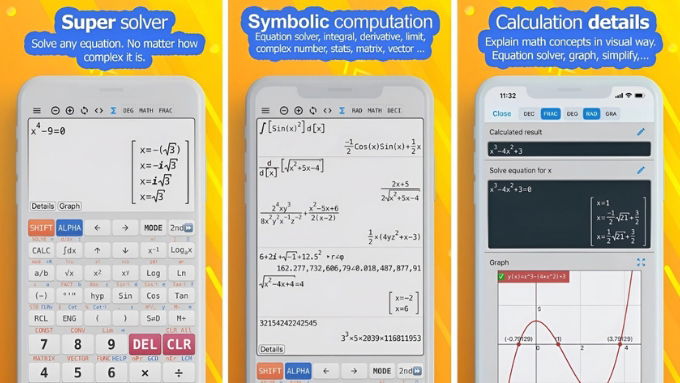 NCalc Scientific Calculator là một ứng dụng máy tính khoa học với giao diện tối giản, dễ sử dụng