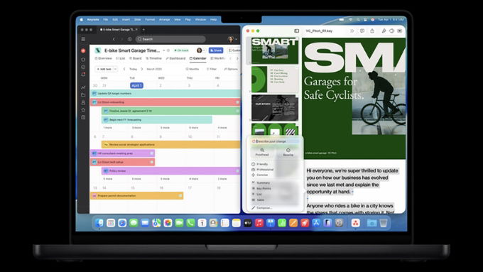 Ngoài ra, máy được trang bị hệ điều hành macOS Tahoe, tích hợp các tính năng “Apple Intelligence” mới