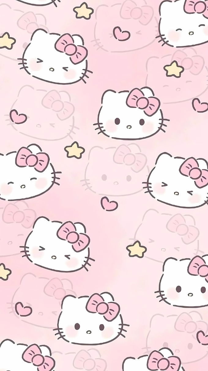 Hello Kitty màu hồng đẹp 2