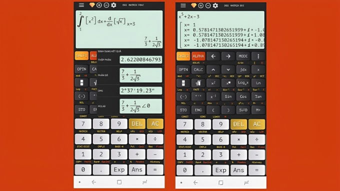 Máy tính Casio online là các ứng dụng mô phỏng dòng máy tính khoa học Casio nổi tiếng