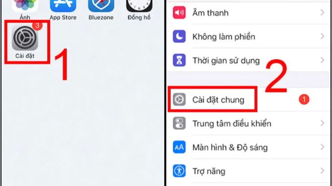 Cập nhật phần mềm iPhone