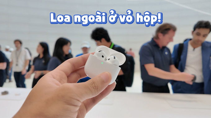 Tai nghe AirPods 4 Type-C Chính hãng (AM/A) hoàn thiện tốt