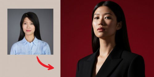 Cách tạo ảnh chân dung nền đỏ bằng AI đơn giản và đẹp mắt
