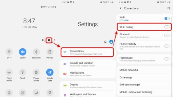 Cách bật Wi-Fi Calling trên Android