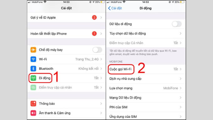 Cách bật Wi-Fi Calling trên iPhone