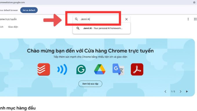 Hướng dẫn cách cài đặt ứng dụng Jenni AI trên Chrome