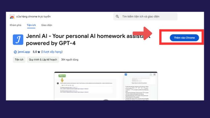 Hướng dẫn cách cài đặt ứng dụng Jenni AI trên Chrome