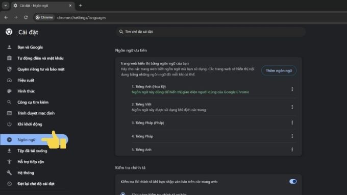 Cách cài đặt tiếng Việt cho Google Chrome trên máy tính