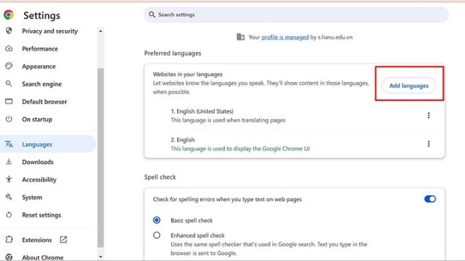 Cách cài đặt tiếng Việt cho Google Chrome trên máy tính