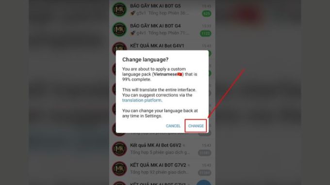 Cách cài tiếng Việt cho Telegram trên điện thoại nhanh chóng