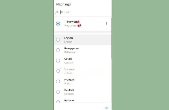 Cách cài tiếng Việt cho Telegram cho máy tính chỉ trong 1 nốt nhạc