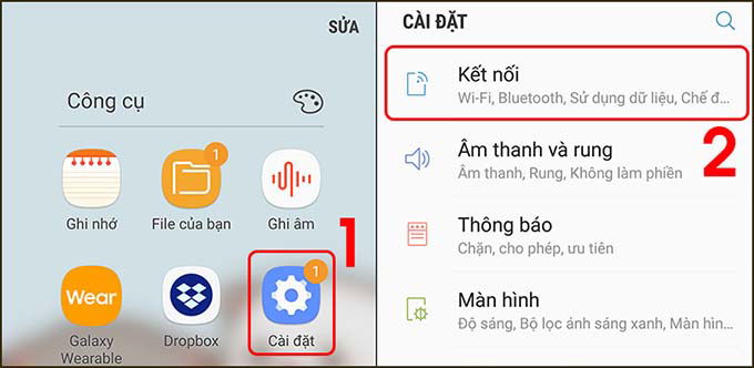 Cách chia sẻ mạng 4G trên điện thoại Samsung