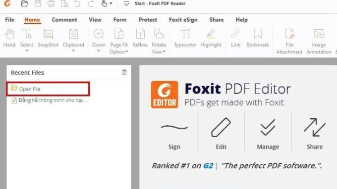 Hướng dẫn sửa file PDF trên máy tính chuyên nghiệp với Foxit Reader