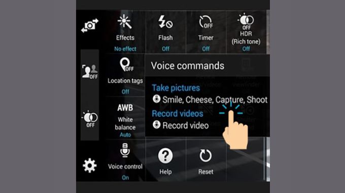 Cách chụp ảnh bằng giọng nói trên điện thoại Android