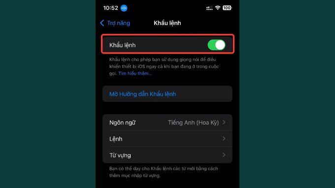 Cách chụp ảnh bằng giọng nói trên iPhone/iPad