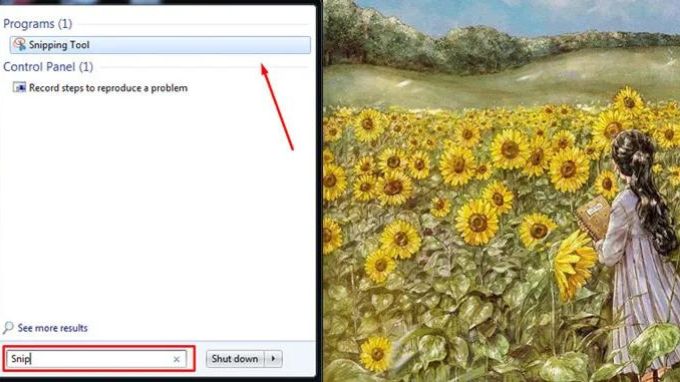 Phần mềm Snipping Tool