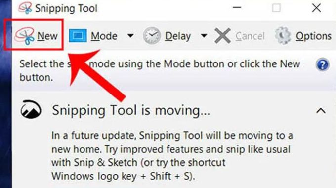 Phần mềm Snipping Tool