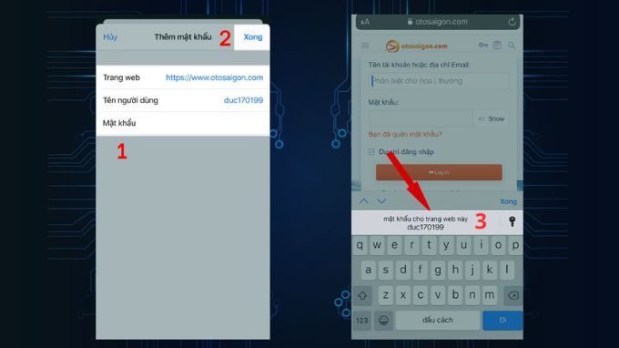 Hướng dẫn cách cài đặt điền mật khẩu tự động cho trang web trên iPhone