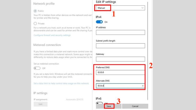 Cách đổi DNS trên máy tính bằng Settings