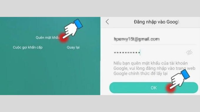 Cách khôi phục mật khẩu điện thoại Android bị quên sử dụng tài khoản Google