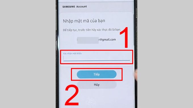 Sử dụng tài khoản Samsung Account