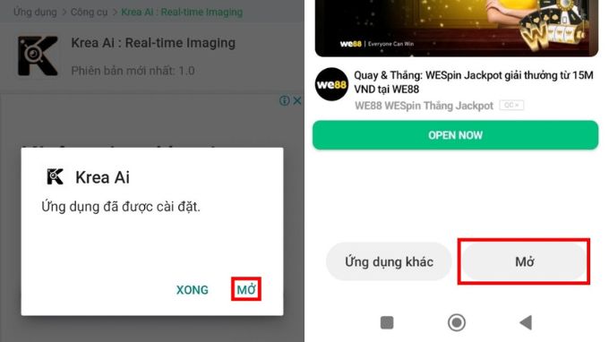 Cách tải Krea AI trên điện thoại Android