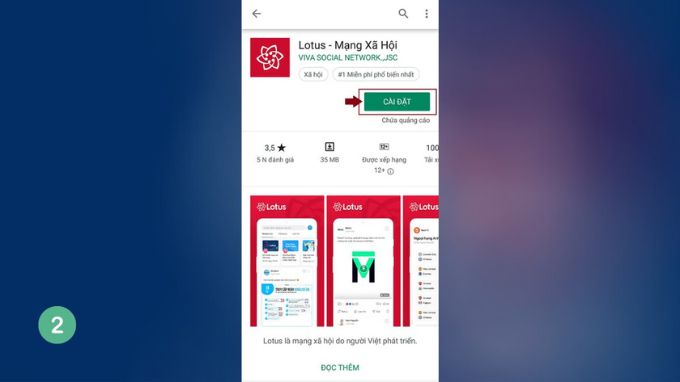 Cách tải Lotus Chat trên điện thoại Android