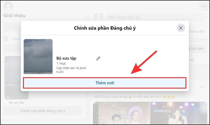 Cách thêm tin mới lên story tin nổi bật trên Facebook bằng máy tính