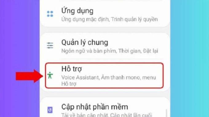 Cách tắt giọng nói khi gõ bàn phím trên điện thoại Samsung