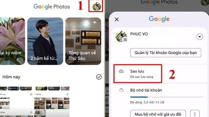 Cách tắt sao lưu ảnh trên Google Photos trên Android