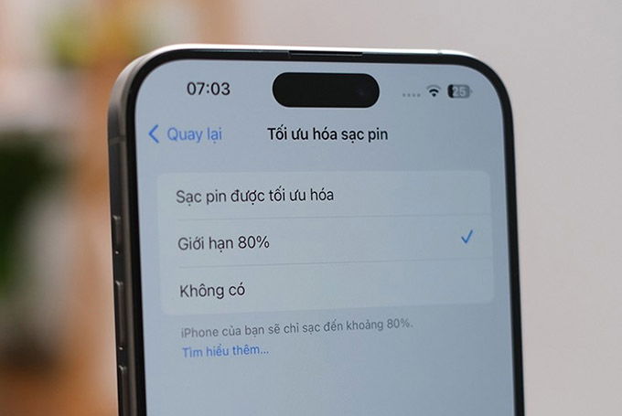 Giới hạn sạc 80% của Apple có kéo dài tuổi thọ pin của iPhone không?