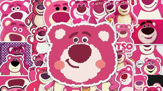 Hình nền gấu dâu Lotso cute 3D