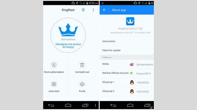 Root Android trên PC bằng phần mềm thứ 3 KingoRoot