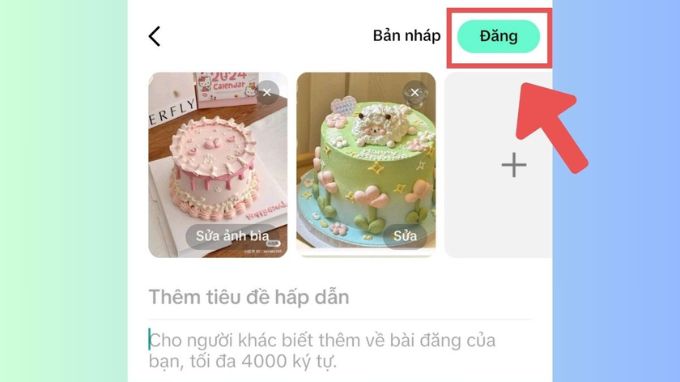 Cách đăng bài ghi chú trên TikTok Notes