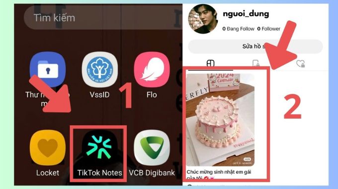 Cách xóa ghi chú đã đăng trên TikTok Notes