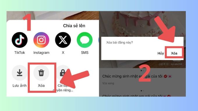 Cách xóa ghi chú đã đăng trên TikTok Notes