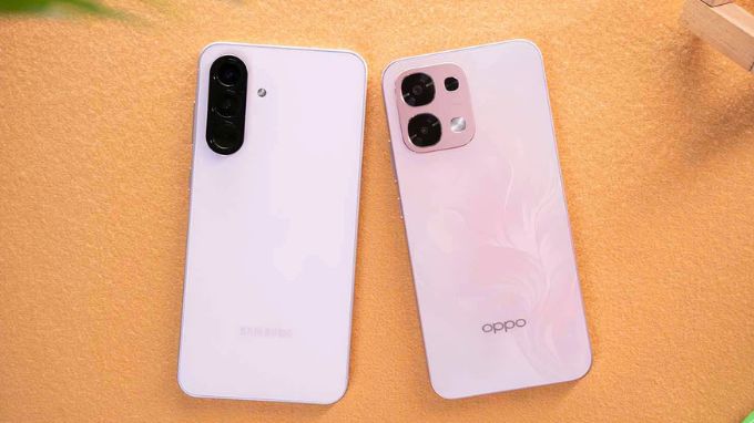 So sánh thiết kế OPPO A6 Pro và Galaxy A56