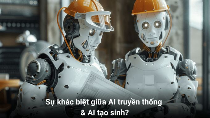 Sự khác biệt giữa AI tạo sinh và AI truyền thống?