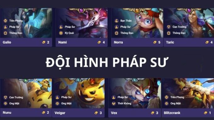 Đội hình Veigar Pháp Sư