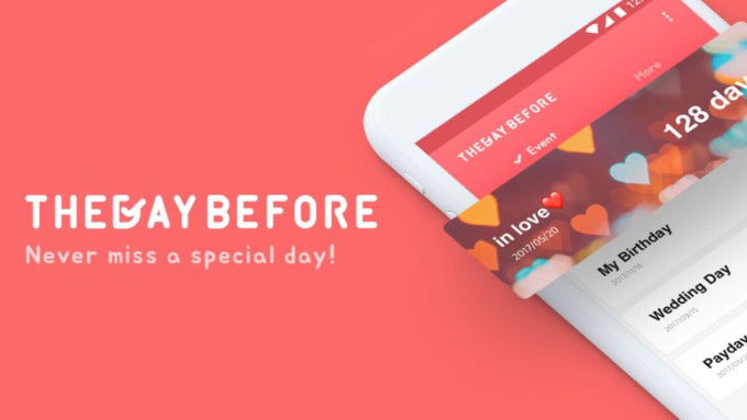 Ứng dụng TheDayBefore (Android/iOS)